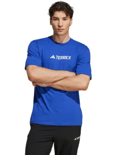 Pánské tričko adidas Terrex Classic Logo modré JF9146 pánské