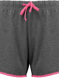 Kariban ProAct PA 1021 Dámské sportovní kalhoty 20.1021 grey heather/fluo pink