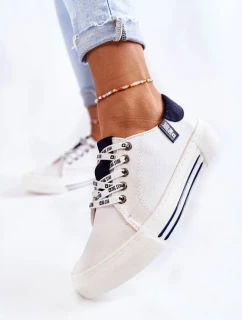 Dámské tenisky Memory Foam System Big Star KK276002 Bíle