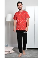 Pánské pyžamo dlouhé Býk