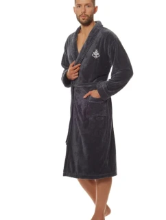 Pánský župan 2114 Marine graphite - L&L