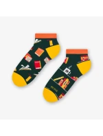 Krátké asymetrické pánské ponožky 035