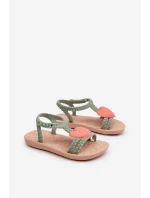 Dětské sandálky se srdcem 81997 Ipanema My First Baby zelené Dětské sandálky se srdcem 81997 Ipanema My First Baby zelené