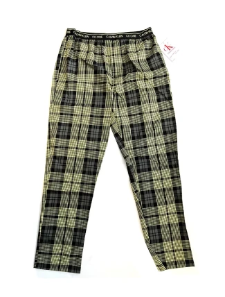 Pánské kalhoty na spaní NM1869E 1YS zeleno-černé - Calvin Klein Pánské kalhoty na spaní NM1869E 1YS zeleno-černé - Calvin Klein