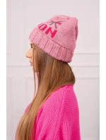 Dámská čepice London K385 tmavě růžová Dámská čepice London K385 tmavě růžová