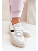 Nízké Dámské Tenisky Na Platformě Bílé Telmira