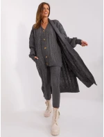 Cardigan BA SW 8032 1.06P tmavě šedý