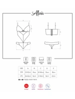 Něžné body Alluria teddy pink - Obsessive