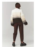 Svetr na zapínání  model 220771 Makadamia