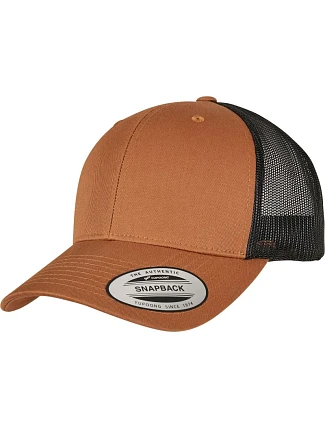 Flexfit 6606/6606T 6 panelová vintage kšiltovka "Trucker" 55.6606 caramel/black Flexfit 6606/6606T 6 panelová vintage kšiltovka "Trucker" 55.6606 caramel/black
