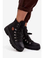 Zateplené dámské trepky na platformě černé Zaraine