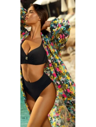 Dámské plážové pareo 14 D81SZ-3 vícebarevné - Self Dámské plážové pareo 14 D81SZ-3 vícebarevné - Self