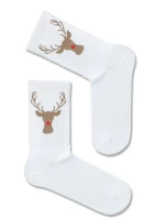 PÁNSKÉ VÁNOČNÍ PONOŽKY SOBÍ PRUHOVANÉ 1290.009 PÁNSKÉ VÁNOČNÍ PONOŽKY SOBÍ PRUHOVANÉ 1290.009