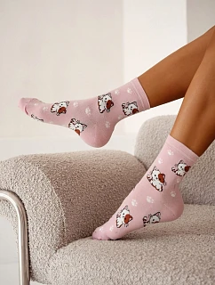 Milena ponožky 0200-236 Malé kočky 37-41