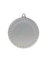 Obecná stříbrná medaile s prostorem pro emblém 50 mm - ocelová medaile