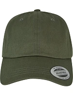 Flexfit 6245CM 6 panelová bavlněná keprová kšiltovka 55.6245 burnt olive