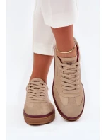 Dámské Kožené Tenisky Daniel Lopez Just Dare SS2D4007 Béžové