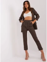 DHJ kalhoty SP 13926 5.62P černá a béžová