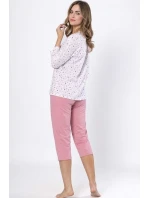 Leveza pyžamo 1636 Dobrusia 3/4 M-2XL rozepínací Leveza pyžamo 1636 Dobrusia 3/4 M-2XL rozepínací