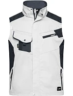 Daiber JN 822 Pracovní vesta - Strong 02.0822 white/carbon Daiber JN 822 Pracovní vesta - Strong 02.0822 white/carbon