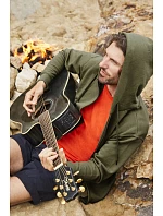Fruit of the Loom Classic Hooded Sweat Jacket Mikina s kapucí 16.2062 black