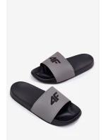 Pánské Pantofle 4F 4FRMM00FSLIM011-25S Šedé Pánské Pantofle 4F 4FRMM00FSLIM011-25S Šedé