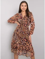 Šaty EM SK 2910 4.97 světle hnědá Šaty EM SK 2910 4.97 světle hnědá