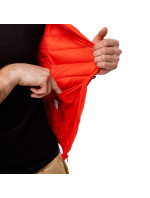 Pánská prošívaná vesta s kapucí GLANO - červená