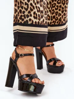 Sandály na podpatku model 210803 Step in style