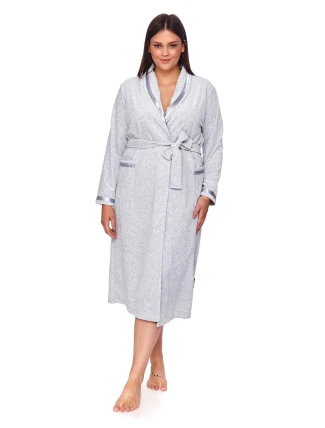 Dámský župan 1078 grey plus - Doctornap
