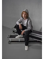 B&C ID.334 Zip Hood /kids Dětská mikina s kapucí 01.K334 navy