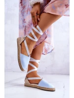 Dámské vázané espadrilky Big Star JJ274863 Modré Dámské vázané espadrilky Big Star JJ274863 Modré