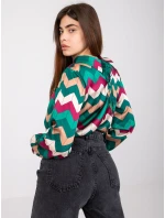 Halenka DHJ BZ 12311.49P tmavě zelená Halenka DHJ BZ 12311.49P tmavě zelená