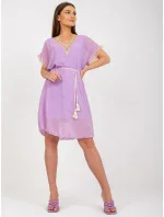 Šaty DHJ SK 1508.12 světle fialová Šaty DHJ SK 1508.12 světle fialová
