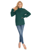 Dámský svetr model 146936 Tmavě zelená - PeeKaBoo