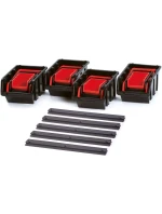 SADA DÍLENSKÝCH ZÁSOBNÍKŮ 16KS KISTENBERG