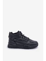 Pánské Tenisky Z Eko Kůže Big Star OO174004 Černé Pánské Tenisky Z Eko Kůže Big Star OO174004 Černé