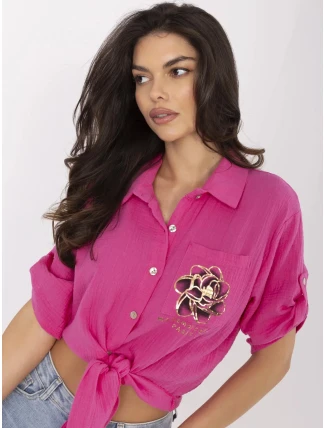 DHJ košile KS 8595 1.66 fuchsiová