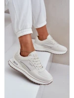 Dámské tenisky Big Star – světle béžové