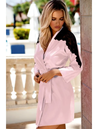 Dámský župan Marion light pink - DKAREN Dámský župan Marion light pink - DKAREN