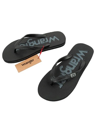 Boty Wrangler pánské Cole Flipflop black žabky