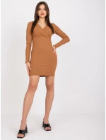 Šaty LK SK 508706.92 světle hnědá Šaty LK SK 508706.92 světle hnědá