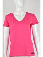 Dámské tričko Serek s krátkým rukávem hnědé - Off Pink