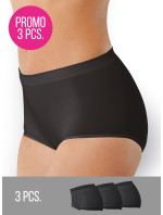 3PACK- Kalhotky s vyšším pasem bezešvé Culotte Intimidea Barva: