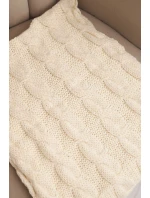 Dámský pletený vlněný komin měkký a teplý KN23 béžový Dámský pletený vlněný komin měkký a teplý KN23 béžový