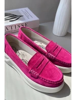 Semišové dámské mokasíny Fuchsia Filidia