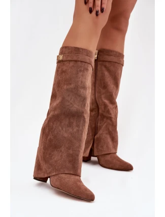 Kozačky na podpatku  model 221530 Step in style