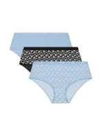 Dámské bavlněné kalhotky 3 ks DIM LES POCKETS COTTON BOXER 3x - DIM - černá Dámské bavlněné kalhotky 3 ks DIM LES POCKETS COTTON BOXER 3x - DIM - černá