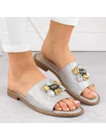 S.Barski W OLI262B žabky se stříbrnými zirkony S.Barski W OLI262B žabky se stříbrnými zirkony