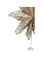 VÁNOČNÍ STROMEČEK HVĚZDA TIP 30CM PAPÍR ZLATÝ